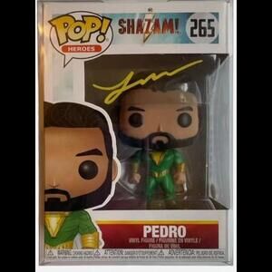 Funko POP! Shazam! - Pedro #265 - Signed by Jovan Armand w/ COA, NIB
